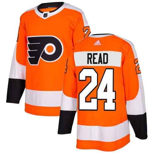 Adidas Men Philadelphia Flyers #24 Matt Read Orange Home Authentic Stitched NHL Jersey->philadelphia flyers->NHL Jersey